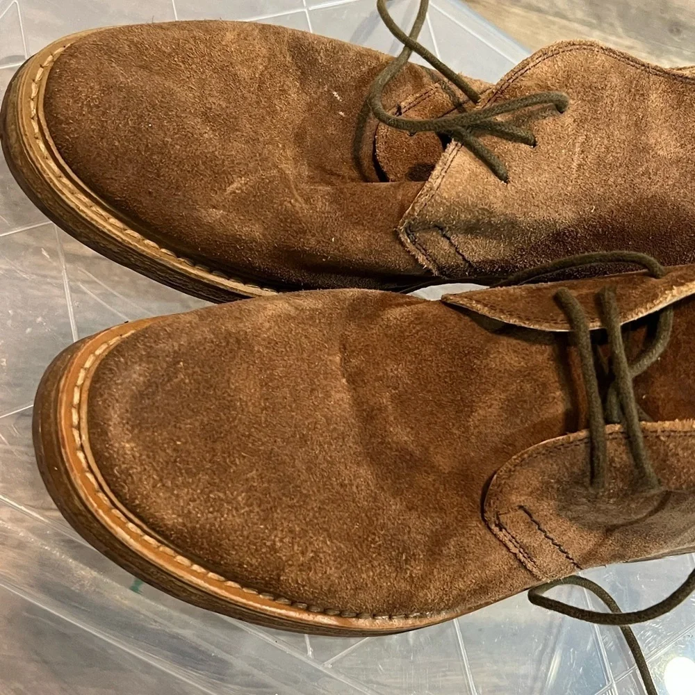 14th & Union Brown Chukka Boots Suede Leather